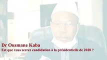 Dr Ousmane KABA droit dans ses bottes, je serai candidat avec ou sans Alpha Condé