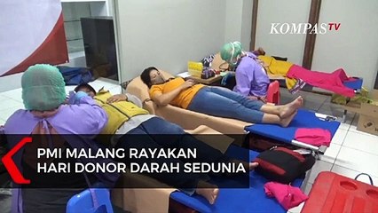 PMI Malang Rayakan Hari Donor Darah Sedunia