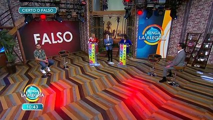 Descubre qué tan bien les fue a nuestros conductores en el Cierto o Falso del día.| Venga La Alegría