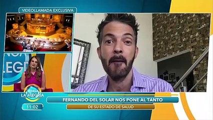 Platicamos con Fer del Solar, quien nos explicó cómo sigue de su estado de salud. | Venga La Alegría