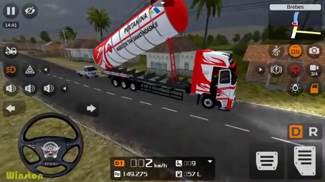 Bus Simulator Indonesia 2 - BUSSID Oil Tanker Truck Mod Driving Android Gameplay