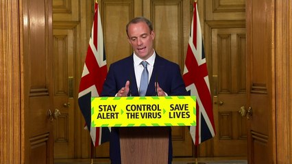 Raab: We must be 'careful' amid risk of second spike