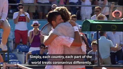 Djokovic doesn’t know when tennis season will resume