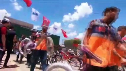 Türkiye'den giden bisikletler İdlib'deki yetim çocukları sevindirdi