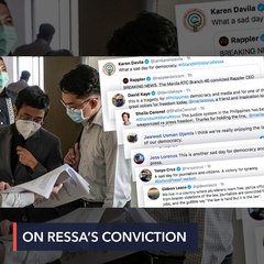 Download Video: ‘A sad day for democracy’: Filipinos denounce guilty verdict in Rappler cyber libel case