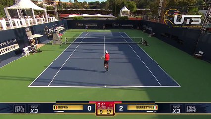 Ultimate Tennis Showdown 2020: Ancora una vittoria per Matteo Berrettini (Credit: @Twitter @@UTShowdown)