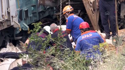 İki yük treni çarpışması - Kayıp personelin cenazesi çıkarıldı - MALATYA