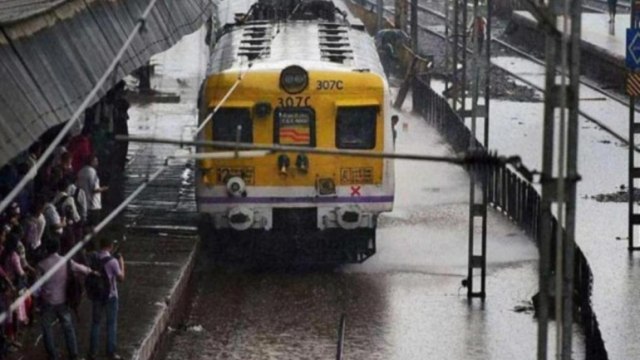 Image of the Day: Mumbai local trains run for essential services