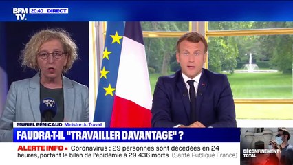 Muriel Pénicaud: "Le premier sujet du 'travailler plus', c'est 'travailler tous"