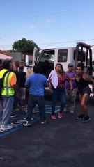 Tow Truck Driver Runs Into Several Parked Cars at Shopping Complex