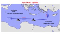 Akdeniz'de ''Açık Deniz Eğitimi'' icra edildi