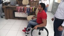 Engelli milli sporcuya tekerlekli sandalye hediyesi - ADANA