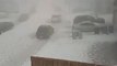 Heavy Hailstorm Reduces Visibility in Canada