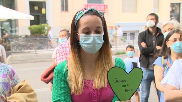 Cuarto lunes consecutivo de concentraciones ante los centros de salud