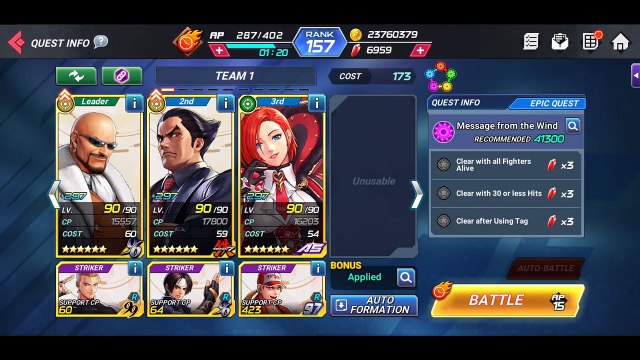 The King of Fighters ALLSTARS Epic Quest Episode 0 Chapter 4 Part 4 with DonStatus