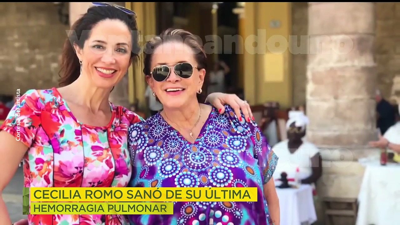 ¡Cecilia Romo es una guerrera y ya se recupera...