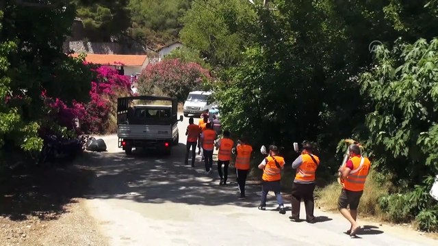 Farkındalık için bando eşliğinde çevre temizliği yapıldı - MUĞLA