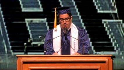 Bakersfield High School Class President Logan Hammond Salutes Seniors