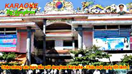 Karaoke- Qua bến Đò Quan- Tone-Nam- dangtran- nhạc trữ tình