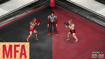 DAVID NEWTON VS. VALENTINA MIXED WRESTLING