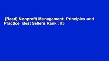 [Read] Nonprofit Management: Principles and Practice  Best Sellers Rank : #5