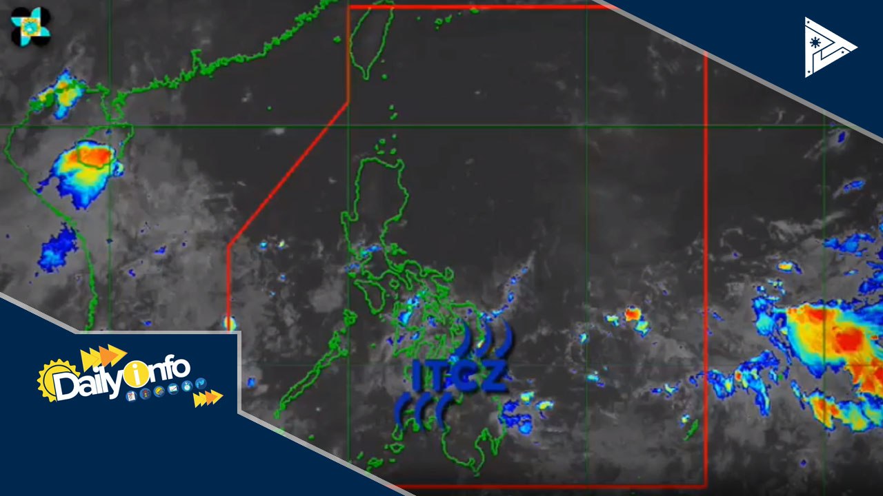 PTV INFO WEATHER: ITCZ, patuloy na nakaaapekto sa bahagi ng Palawan, Visayas at Mindanao