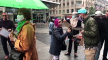 Belçika'da koronavirüs önlemleri karşıtı gösteri - BRÜKSEL