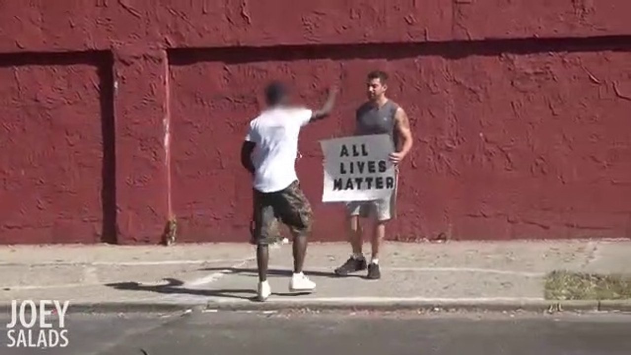Black Lives Matter vs All Lives Matter Supporters (Social Experiment)