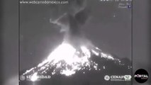 Captan presunto OVNI- Tras la explosión del Popocatépetl