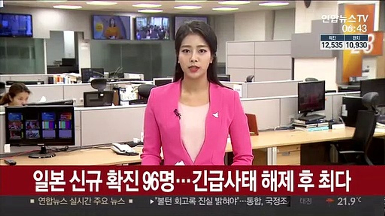 일본 코로나 신규 확진 96명…긴급사태 해제 후 최다