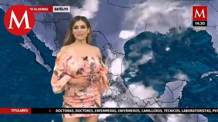 El clima para hoy 24 de junio, Pamela Longoria