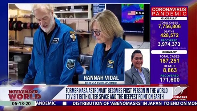 Former NASA astronaut becomes first person in the world to visit both outer space and the deepest point on earth