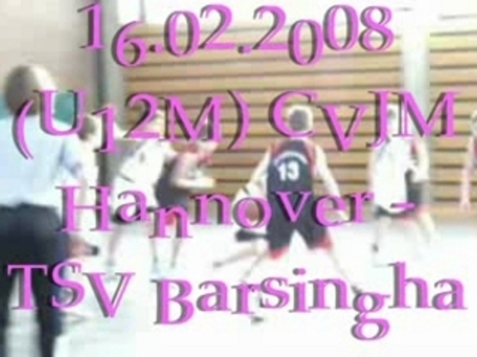 U12m   cvjm hannover - tsv barsinghausen
