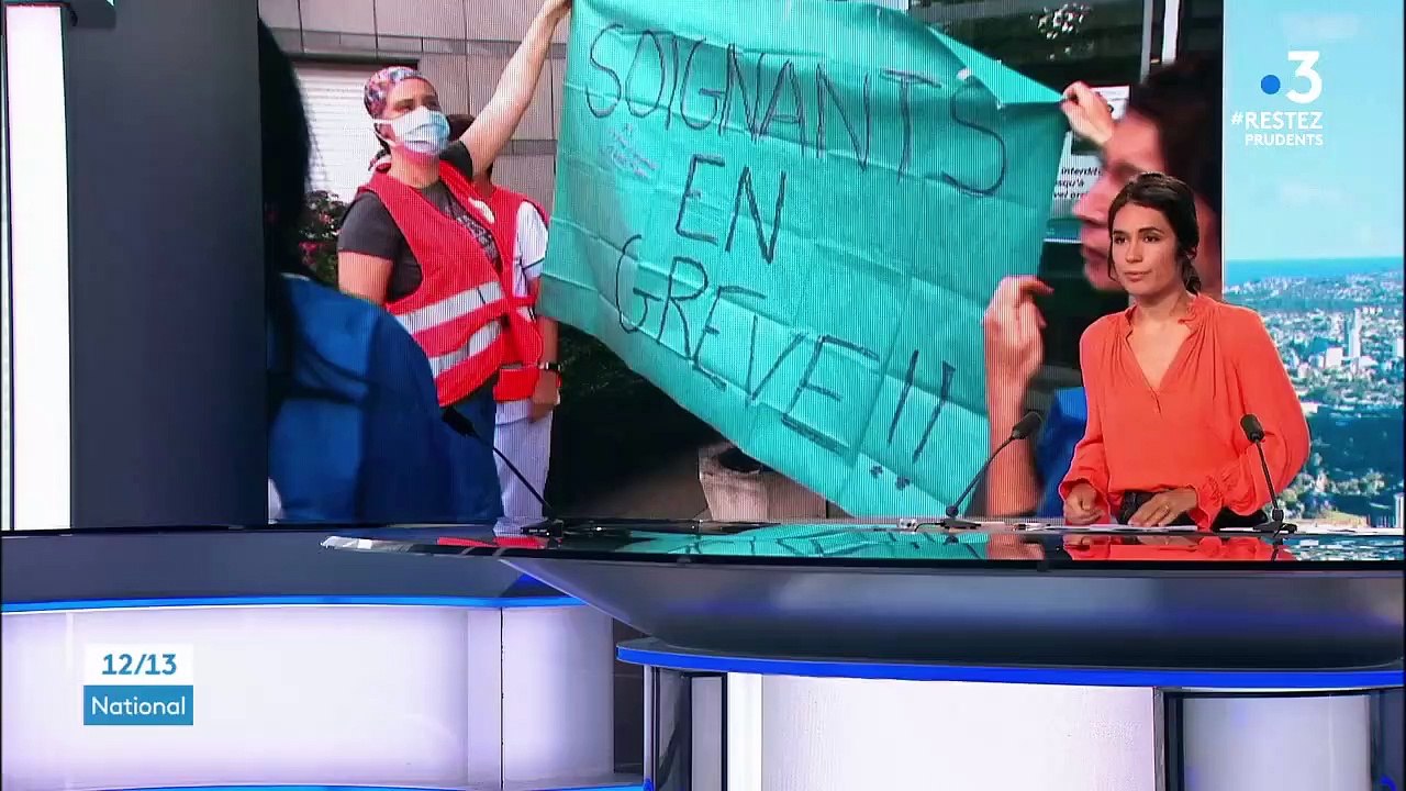 Après l'épidémie de coronavirus, les soignants manifestent pour réclamer plus de moyens