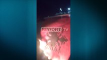 Minoritari grek në Sarandë poston videon duke djegur flamurin kuqezi, provokon: Ku janë shqiptarët?