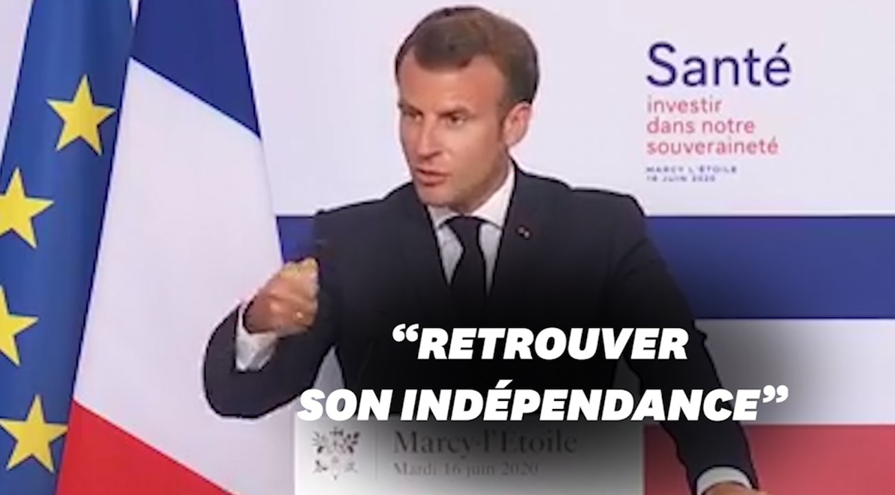 Macron veut relocaliser "certaines productions critiques" de santé en France