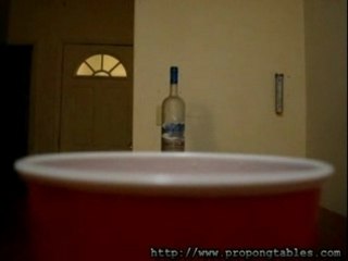 Beer Pong Trick Shot Video