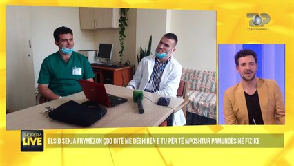 Frymëzuese: I riu me aftësi të kufizuara, punon në spital - Shqipëria Live, 16 Qershor 2020