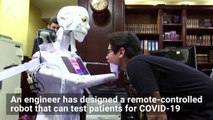 Engineer Designs Remote-Controlled Robot to Test for COVID-19