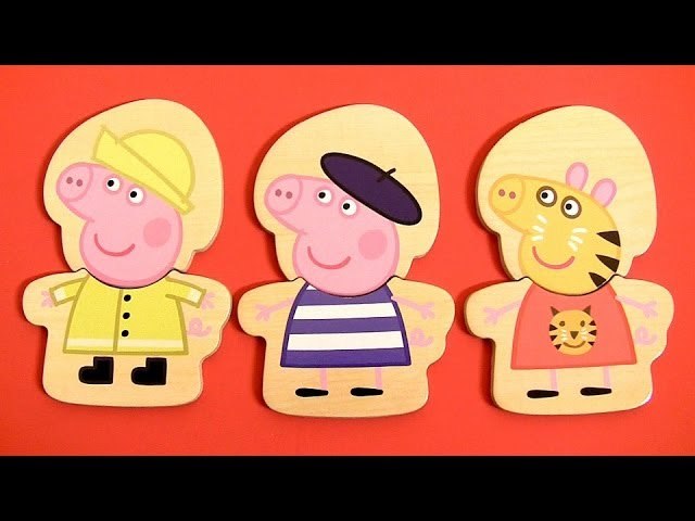 Nurse Peppa Pig Wooden Dress-up Fashion Muddy Puddles Nickelodeon Muñecas  de madera para vestir - video Dailymotion