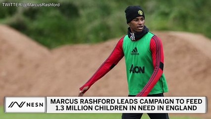 Manchester United's Marcus Rashford Leads Campaign To Feed Children
