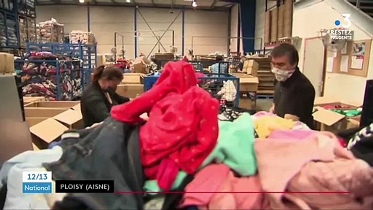 Aisne : l'association Le Relais, spécialisée dans la collecte de vieux vêtements, a repris son activité