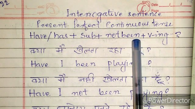 Present perfect continuous interrogative and interrogative negative sentences in hindi, Tense in hindi,Present perfect continuous tense in hindi,Affirmative sentences of present perfect continuous tense in hindi,Learn to translate hindi into English,Trans