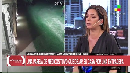 Una pareja de médicos tuvo que dejar su casa por una entradera