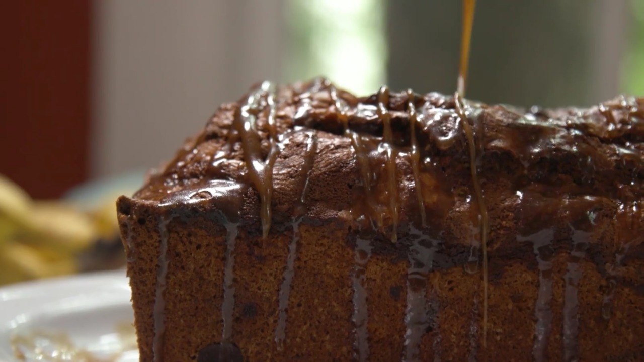 Nutella Banana Split Bread