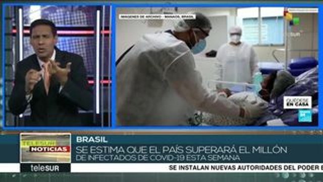 Brasil: más de 43 mil muertes y 860 mil contagios por COVID-19