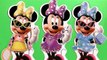 Minnie Mouse Wooden Magnetic Dress-up Dolls BowTique Muñecas Magnéticas de Madera para vestir