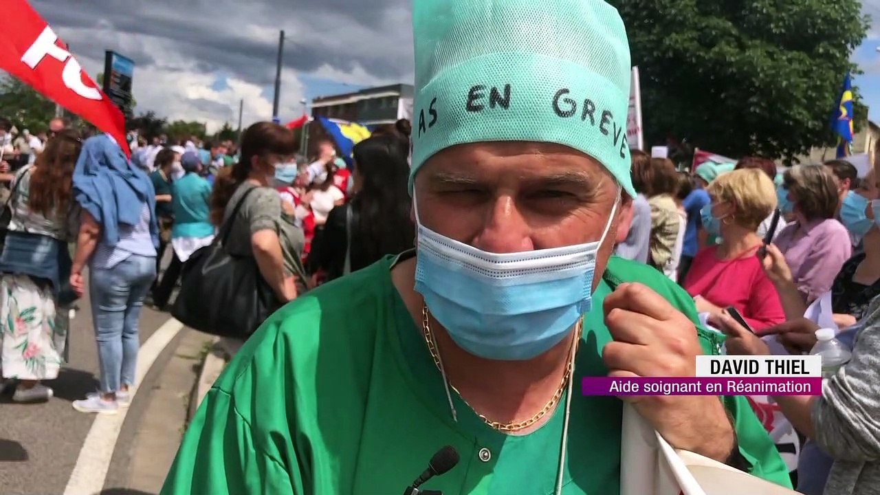 1600 soignants dans les rues
