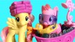 MLP Pinkie Pie and Fluttershy Ponies Crystal Sparkle Pool Bath Toys My Little Pony by Disneycollector