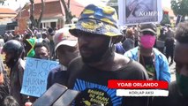 Aksi Unjuk Rasa Tuntut Pembebasan 7 Orang Aktivis Papua